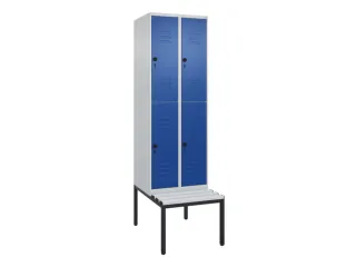 Dubbeldekse dekenkist,HxBxD 2120x600x815mm,2x2vak.,vak B 300mm - 1
