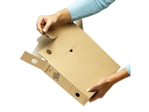 Archiefdoos Loeff 4550 320x240x60mm Bruin