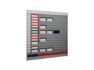 Werkplaats-/Opdrachtplanner Kunststof Profiel 1750x1575mm 15 Rijen - 3