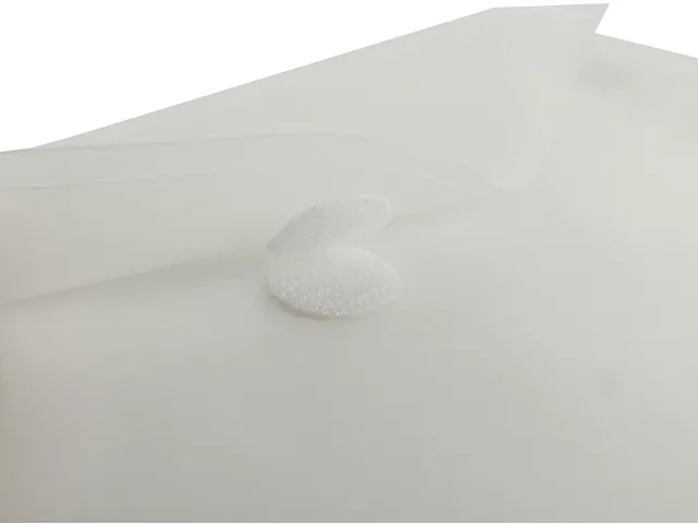 enveloptas transparant A5 van gerecycled materiaal