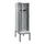 locker met bank,voor scheiding van kleding,HxBxD 2120x600x815mm,2vak