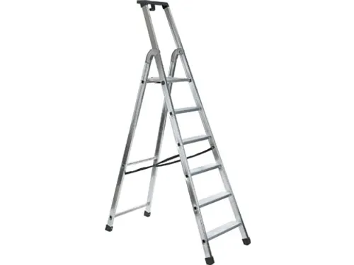 Industriële Trapladder Quadra, 6 Treden