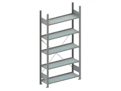 Inhaakstelling Basis 2000x1000x300mm 5legborden Vaklast 80kg