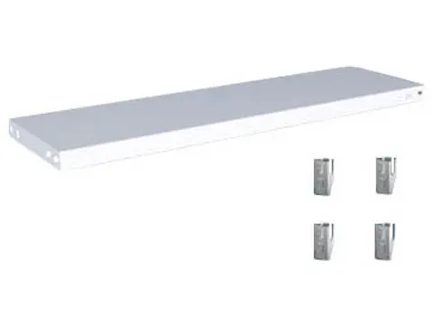 legbord,v. traversestelling,BxD 1000x300mm,vakl. 220kg,staal,RAL7035