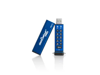 iStorage datAshur PRO 256-bit 16GB USB 3.0 beveiligde gecodeerde USB S - 1