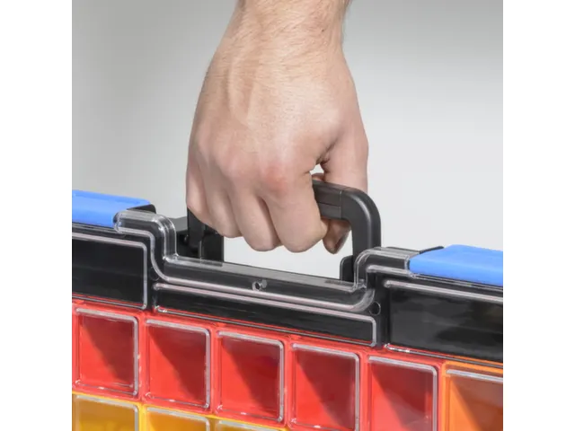 mallette pour petites pièces type 1,HxlxP 76x440x335mm,plastique