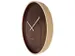 Wandklok NeXtime Oslo Large 50 cm bruin