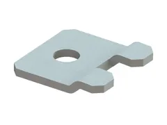 Voetverankering Voor Draagarmstelling Voetklem/schroefanker Verzinkt