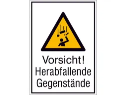 waarschuwings-combibord,v. binnen/buiten,Pas op! Vallende voorwerpen