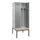 locker met bank,voor scheiding van kleding,HxBxD 2120x800x815mm,2vak