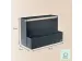 Organiseur de bureau portable Leitz tissu gris foncé