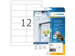 HERMA 4574 Weervaste Folie-etiketten A4 97x42,3mm removable 240 stuks