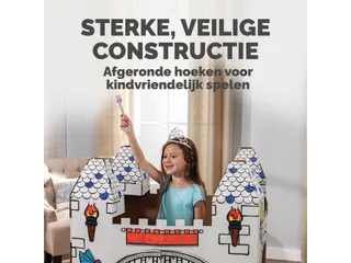 Kartonnen Kasteel XL Bankers Box Play inkleurbaar - 6
