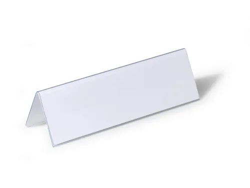 Tafelnaambord Durable 8052 61x210mm Transparant