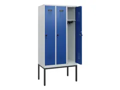 schoollocker,HxBxD 1950x900x500mm,3vak,vak B 300mm,draaigrendel