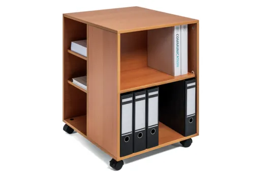 bijzetkast,HxBxD 748x528x592mm,beuken,6niveaus,2 OH
