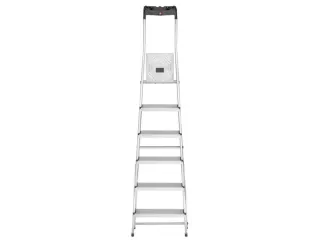 staande trap,eenzijdig,6trede(n),Stand H 1,28m,balk L 2,08m - 5