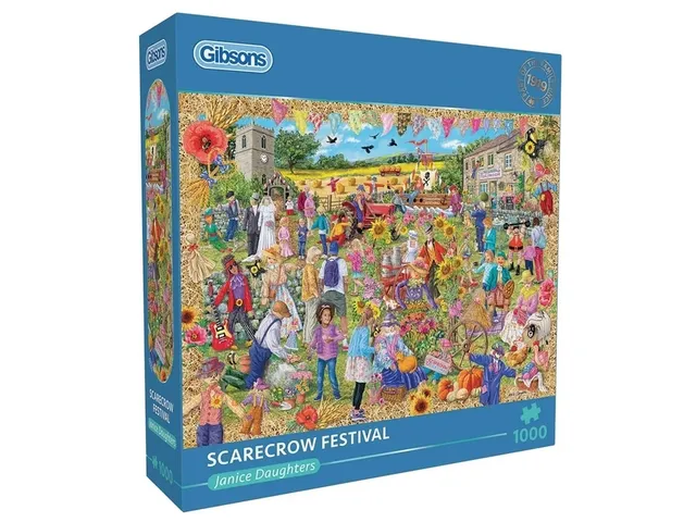 Puzzel Gibsons Scarecrow Festival 1000 stukjes