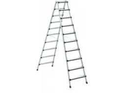 veiligheidsladder,beide zijden,2x10treden m. R13-laag,balk L 2,83m