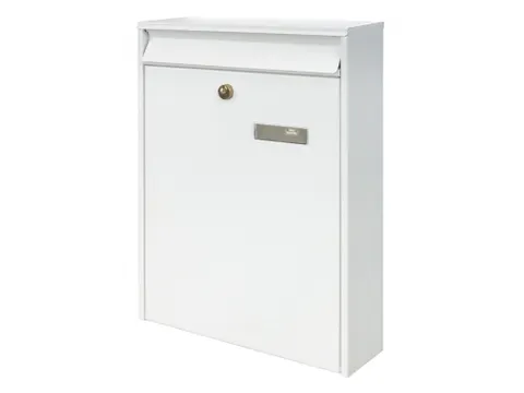 Brievenbus ‘leipzig’ Staal Wit