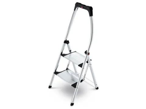 vouwtrapje bordes H 490mm 2treden aluminium