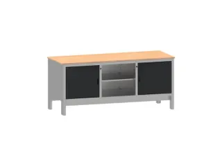 werkbank,HxBxD 870x1850x725mm,multiplexblad,draagverm. 1000kg,4voeten - 1