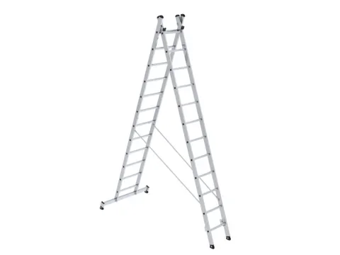 multifunctionele reformladder,2x12,sporten,balk L 6,14m,aluminium