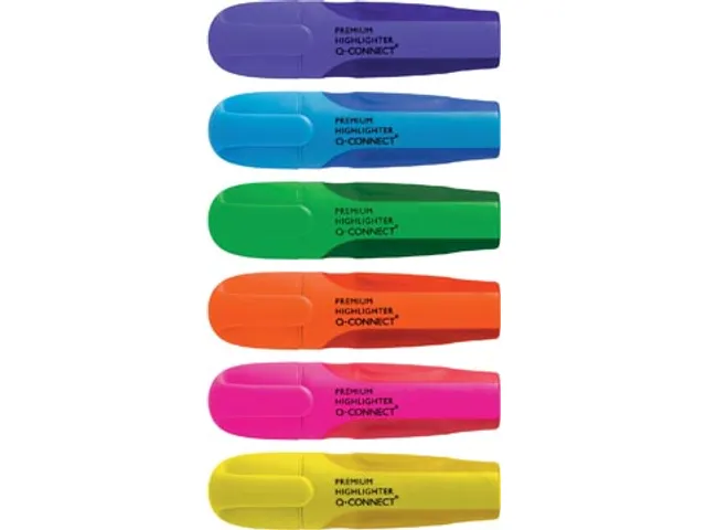 Premium Markeerstift Assorti 6 Stuks