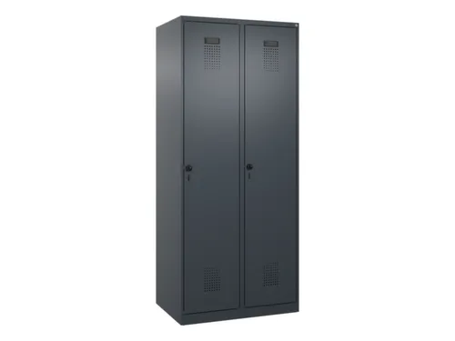 locker voor scheiding van kleding,HxBxD 1850x800x500mm,2vak