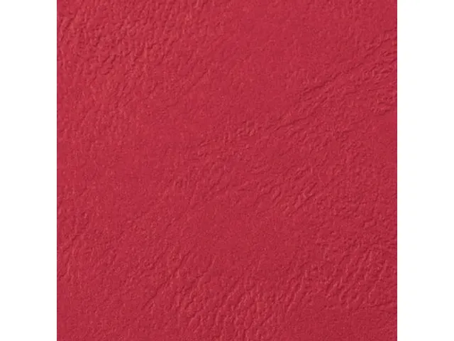 Couverture GBC A4 similicuir 250g rouge 100 pièces