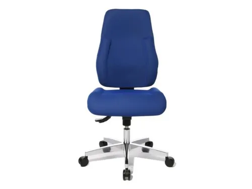 Bureaustoel,Synchroonmech.,Zitting Stof Blauw