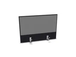 opzetpaneel,v. bureau,aanbouw achter,B 800mm,CC-zwart,BN8078-grijs