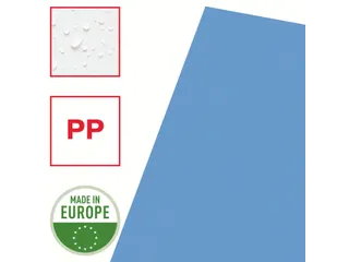 L-map Esselte Standaard A4 Pp Blauw 0.11mm - 5