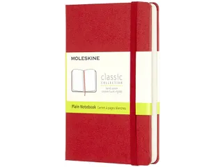 Notitieboek Moleskine pocket 90x140mm blanco hard cover scarlet red - 6