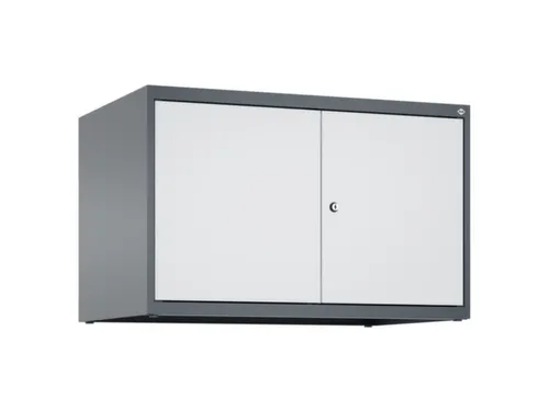 opzetkast,v. locker,2vak.,vak B 400mm,HxBxD 500x800x500mm,vleugeldeur