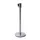 Afzetpaal Economy Chroom met 2.5 meter Zwarte trekband