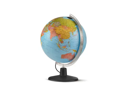 Dag & Nacht geographical globe 30cm verlichting