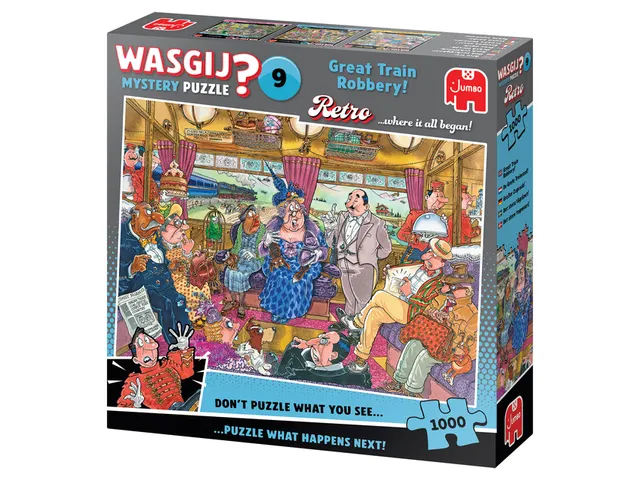 Wasgij Mystery Puzzel 9 De Grote Treinroof 1000 stukjes