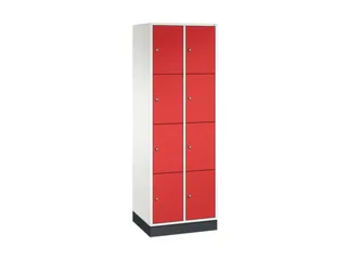 lockerkast,HxBxD 1950x620x500mm,2x4vakken,cil.-slot,sokkel - 2