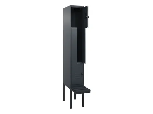 Z-garderobekast,HxBxD 2120x300x815mm,2vak,vak B 300mm,draaigrendel
