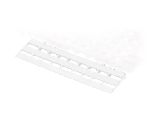 Randlijst Hd-pe Lxbxh 400x110x25mm Wit