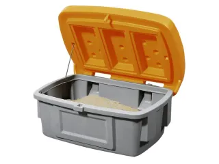 strooigoedbak,100l,HxBxD 460x975x705mm,PE,grijs,deksel oranje - 1