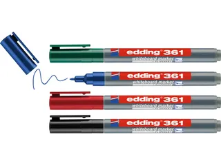 whiteboard marker E-361 assorti kleuren, blister van 4 stuks - 2