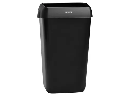 Afvalbak Katrin open inworp 25 liter zwart 92261