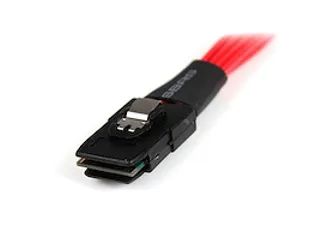 1m Serial Attached SCSI SAS Kabel SFF-8087 naar 4x Vergrendelbare SATA - 2