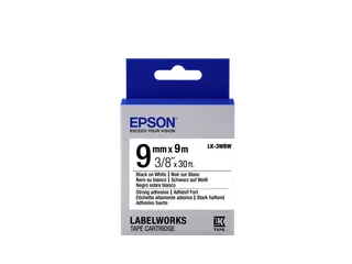 Strong Adhesive Tape - LK-3WBW Strng adh Blk/Wht 9/9 - 1