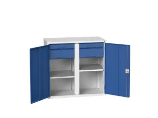 universele kast,HxBxD 1000x1050x550mm,2xStalen bodem,4lade(n) - 1