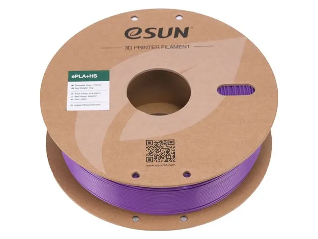 eSUN 3D printer Filament ePLA+HS 1,75mm Paars 1kg