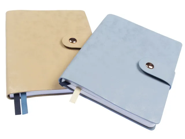Carnet de notes A6 Natural Beauty PU 80gr 160pag ligné. FSC. Set 2 pi