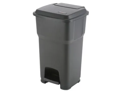 Pedaalemmer Hera 60 Liter Zwart 39x39x69 cm